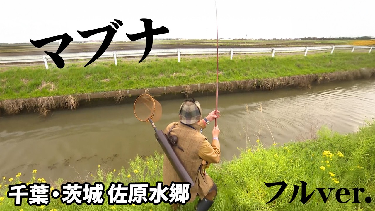 長谷文彦が魅せる春のマブナ釣り、和竿で狙うのは尺超えのノッコミマブナ 『魅惑の釣り 3』＜フルver＞【釣りビジョン】