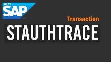 STAUTHTRACE – SAP System trace for Authorization checks - Dicas SAP