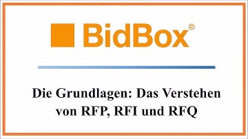 Was ist RFP - RFI - RFQ?