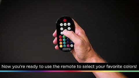 Pairing Your Enbrighten Seasons Lights Remote