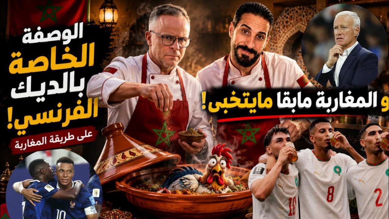 فيديو للتاريخ... والمغاربة ما بقا مايتخبى...الديك المرعود جا وقت الطاجين... والفيفا  علاش خايفة...؟