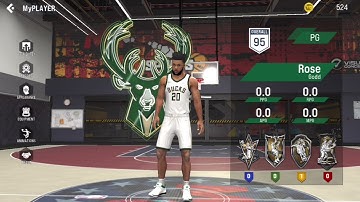 My 2 way slashing playmaker build on nba 2K22 mobile