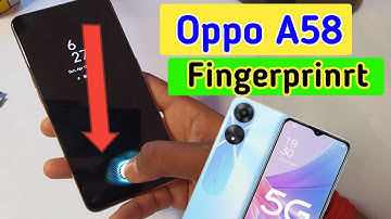 Oppo a58  display fingerprint setting/oppo a58 fingerprint screen lock/fingerprint sensor