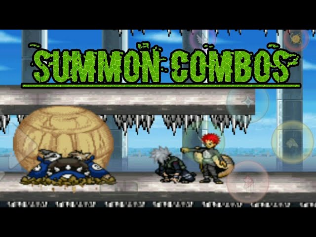 War Arc Kakashi Summon Combos - Bleach vs Naruto 3.3 class=
