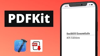 Swift: PDFKit Introduction (2021, Xcode, iOS) - Swift for Beginners