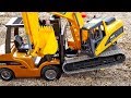 [1시간] 중장비 자동차 장난감 구출놀이 포크레인 도와주기 Construction Car Toy for Kids Helps Excavator