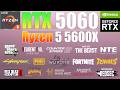 RTX 5060 + Ryzen 5 5600X — Worth It or Bottleneck? (17 Games Tested)