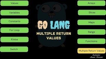 12 - How function returns multiple values in Golang explained (Urdu/hindi)