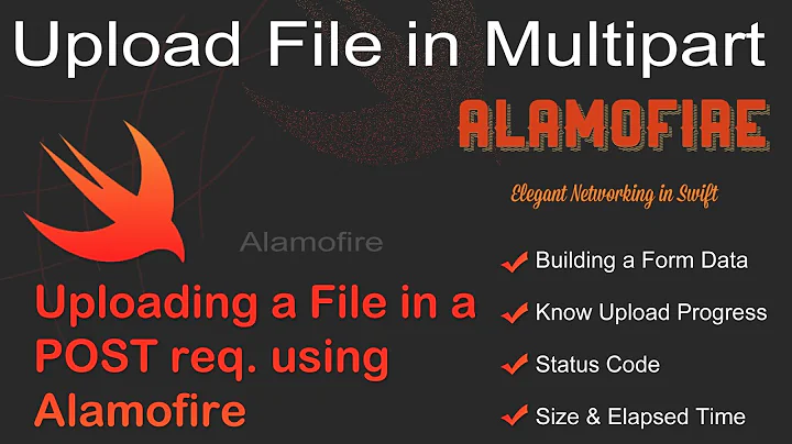 Uploading a file in a POST Request using Alamofire - Multipart