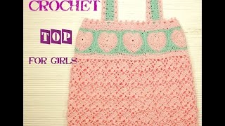 ☀☀☀ Как связать топ для девочки крючком #Knitting crochet top for girls ☀☀☀ Как связать топ для девочки крючком #Knitting crochet top for girls