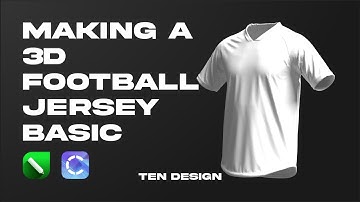 Make a 3D Raglan Jersey Football | CorelDRAW | Clo3D
