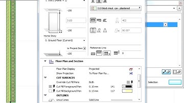 Using ARCHICAD building materials in the find and select dialog