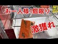 【激獲れ】お一人様1個までの激獲れUFOキャッチャー見つけた！父と私で2個ゲット！