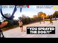Suspect Unleashes Bear Spray on 8 Officers