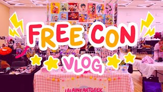 Artist Alley Vlog ♡ Free Con