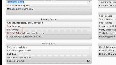 Work-In-Progress Overview - CrossLink Professional Tax Software