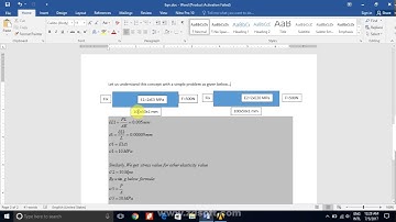 Application of Concept of Stress and Strain in Ansys Workbench 18