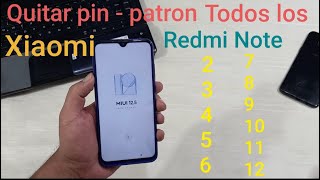 reiniciar xiaomi redmi note 8, note 5, note 6, note 7, note 9, note 10, note 11