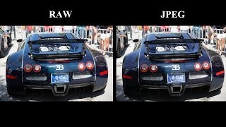 RAW vs JPEG - A new look at which is better with $1,000,000 cars