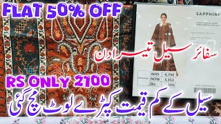 Sapphire flat 50% off summer biggest sale 💕✨|sapphire sale today 🛍️|4 Sep 2026
