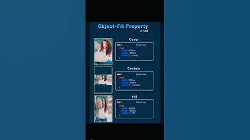 Object fit properly in css || how to use object-fit property in css3 #css #css3  #coding #html #css