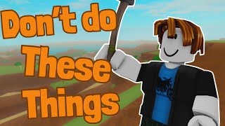 9 Things you should not do as a beginner  Lumber Tycoon 2