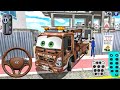 New BATMAN Tesla car in Auto Repair Shop - 3D Driving Class 2026 - Car Game Android iOS Gameplay