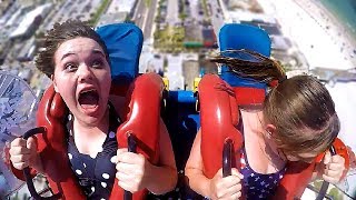 Girls Freaking Out #2 | Funny Slingshot Ride Compilation