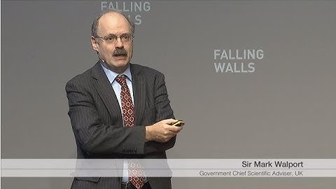Sir Mark Walport -- Keynote @Falling Walls 2013