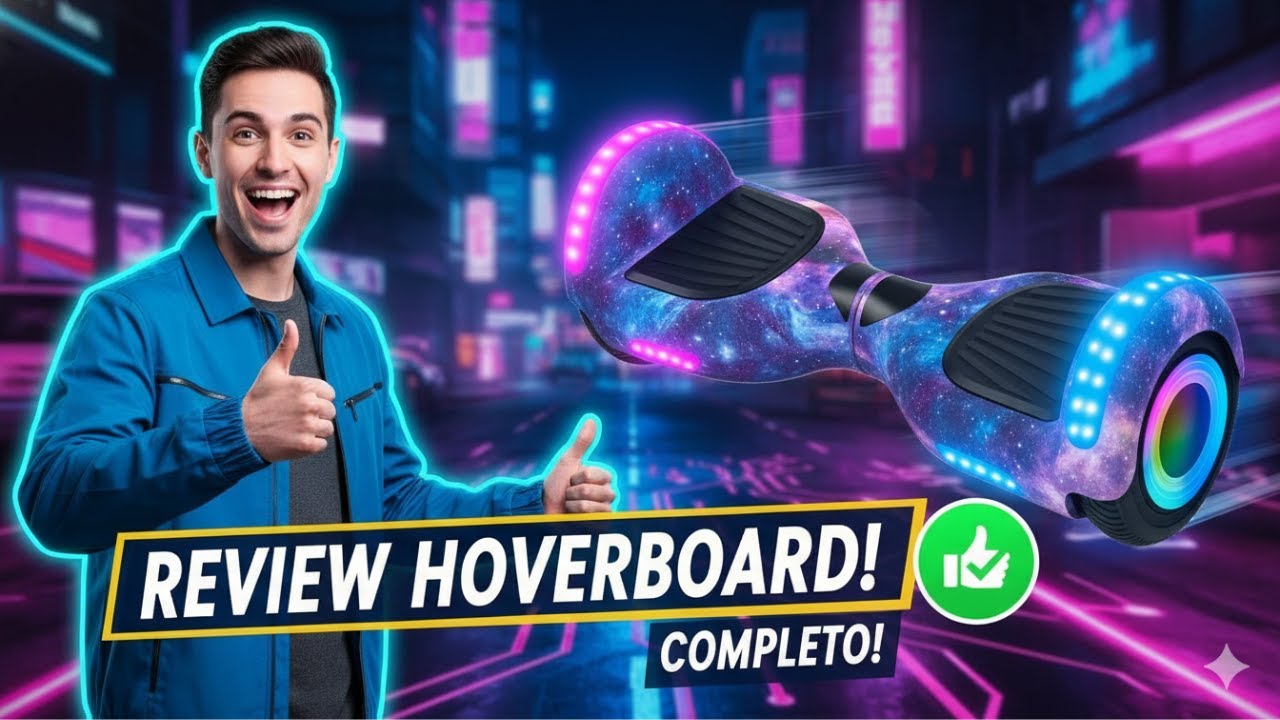 Hoverboard LED 600W Vale a Pena em 2025? Review Completo + Teste Real!