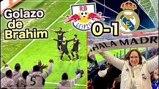 Leipzig 0-1 Real Madrid | Así se vivió el Golazo de Brahim | REACCION VLOG en el Estadio! 4K