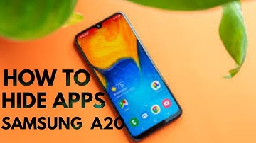 How To hide App In SAMSUNG  A20 | A30 |  A80 | M20 On SAMSUNG phone