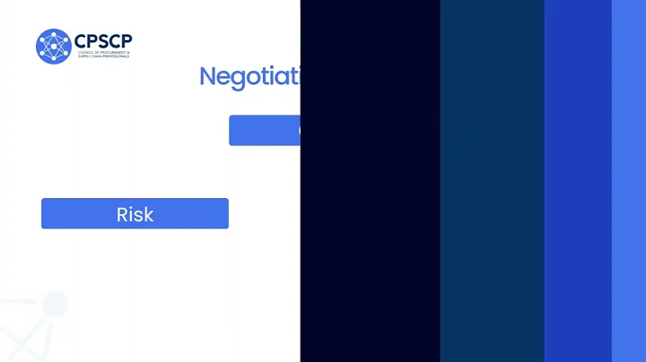 5: The role of supplier selection, evaluation, and negotiation in the procurement process