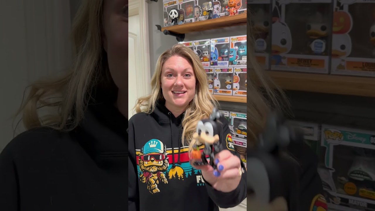 Setting up the Halloween Funko Pops! 