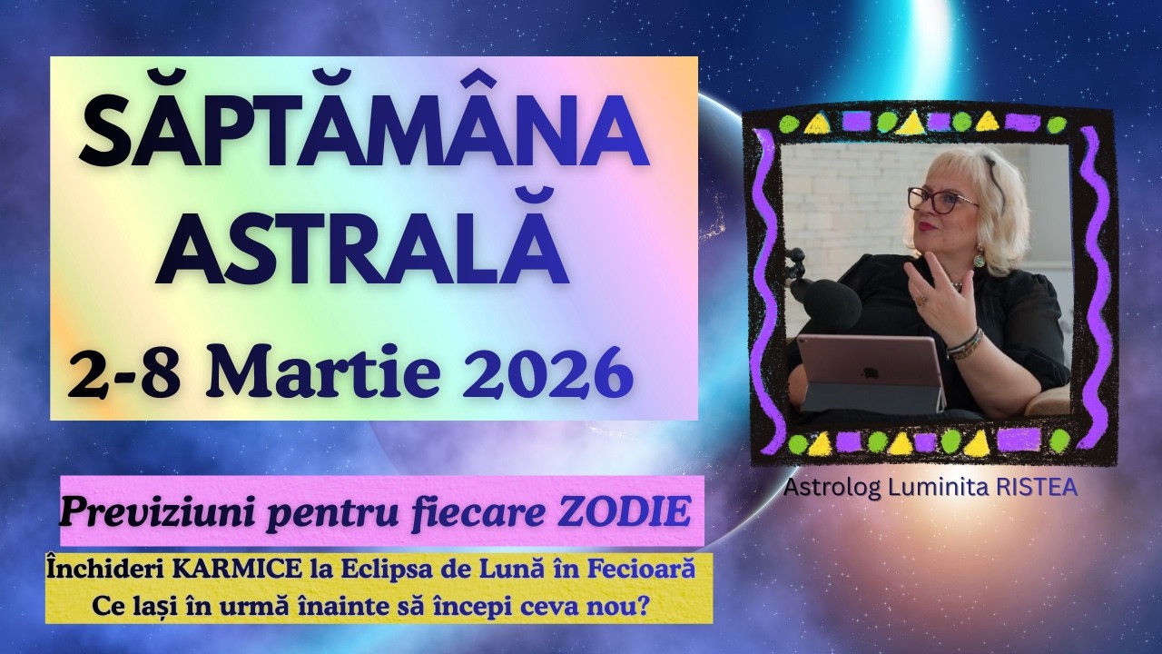 🌘3 Martie! - ECLIPSA DE LUNĂ în  ♍Fecioară - Ce zodii sunt cel mai afectate?   HOROSCOP 2-8.03.2026