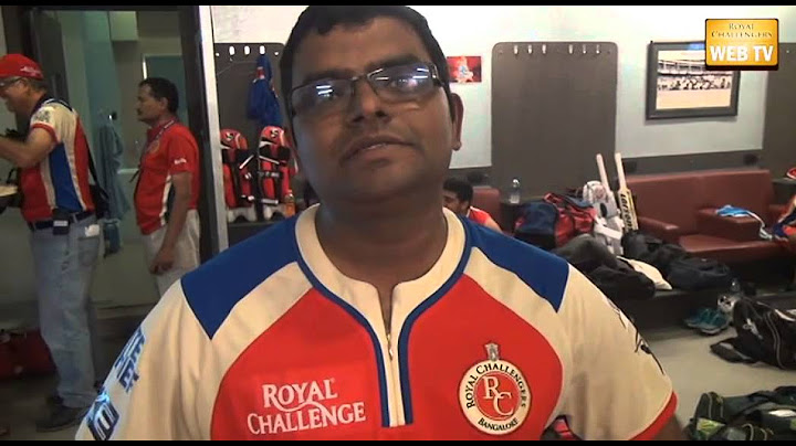 Prasanna Agoram, RCB's Technical Analyst talks about handling the Super Over Pressure.