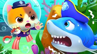 🔴LIVE | Police Officer Catch a Shark | Fun Story | Meowmi Family Show | Kids Cartoon | BabyBus TV