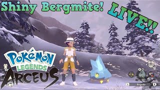 Shiny Bergmite in just 1 Mass Outbreak! Pokemon Legends: Arceus