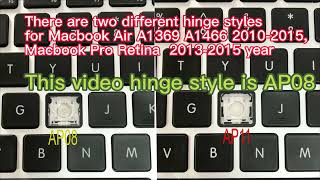 How to replace AP08 Keycap for Macbook Air 13'' 2009-2015 year, Pro Retina 13'' 15'' 2013-2016 year?