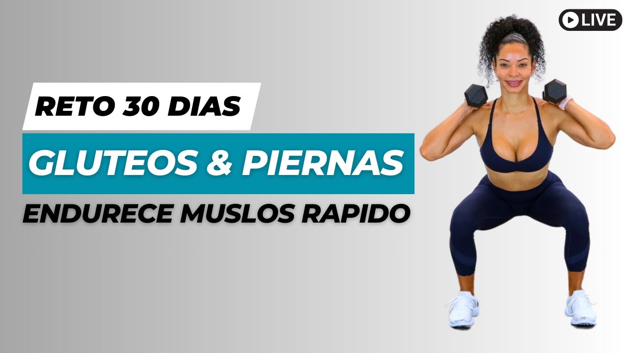 RUTINA DE PIERNAS Y GLUTEOS INTENSA ( Elimina flacidez y celulitis en muslos y glúteos )