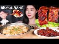 매콤달콤 고추장오겹살에 손두부 가득 시골청국장 & 봄동 & 자리돔젓 밥도둑 먹방 | SPICY PORK BELLY BBQ & FERMENTED SOYBEAN SOUP MUKBANG