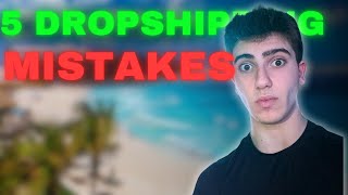 5 Dropshipping Mistakes That YOU MUST Fix ($0 To $40K In A Month)