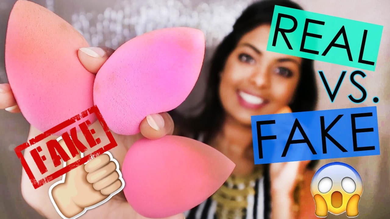 real vs fake beauty blender should you buy the real beauty