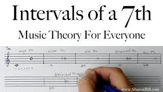 Intervals of a 7th - Everything You Need to Know Music Theory with Sharon Bill
