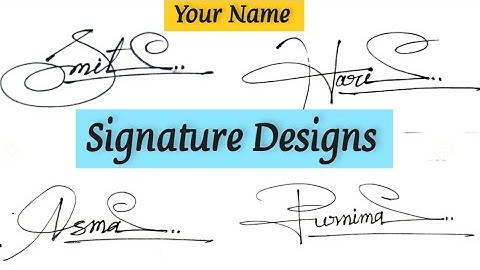 ✅ How to Make a Signature || Signature Style 🖋️✅@B-roll-01