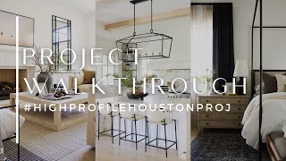 Interior Design Project Walkthrough with the Designers | THELIFESTYLEDCO #HighProfileHoustonProj