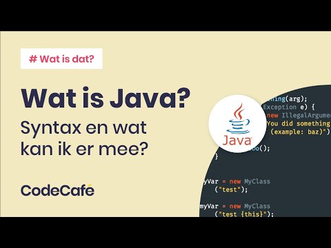 Video: Wat betekent dit Java?