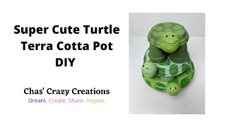 Super Cute Turtle Terra Cotta Pot DIY