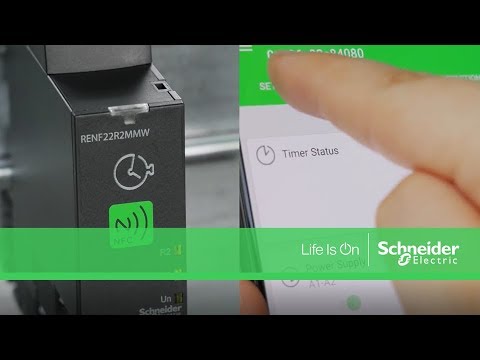 residential wind turbine كيفية قراءة التايمر في وضع التشخيص باستخدام الهاتف الذكي_Zelio NFC Timing Relay