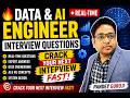 Data & AI Engineer Interview Questions (Real-Time) 🔥 | Crack Your Next Interview Fast! Pandey Guruji